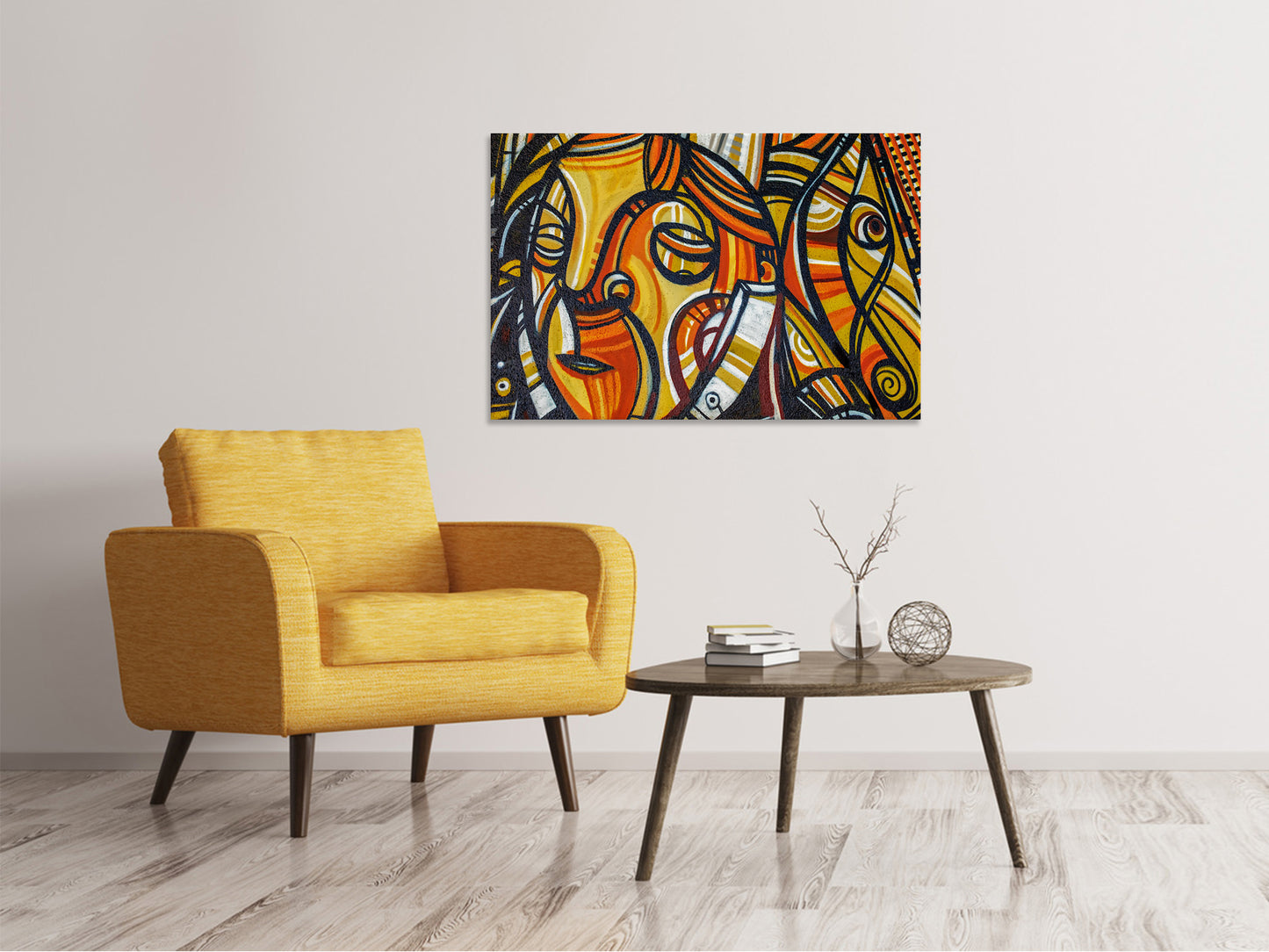 Leinwandbild Graffiti Fantasie