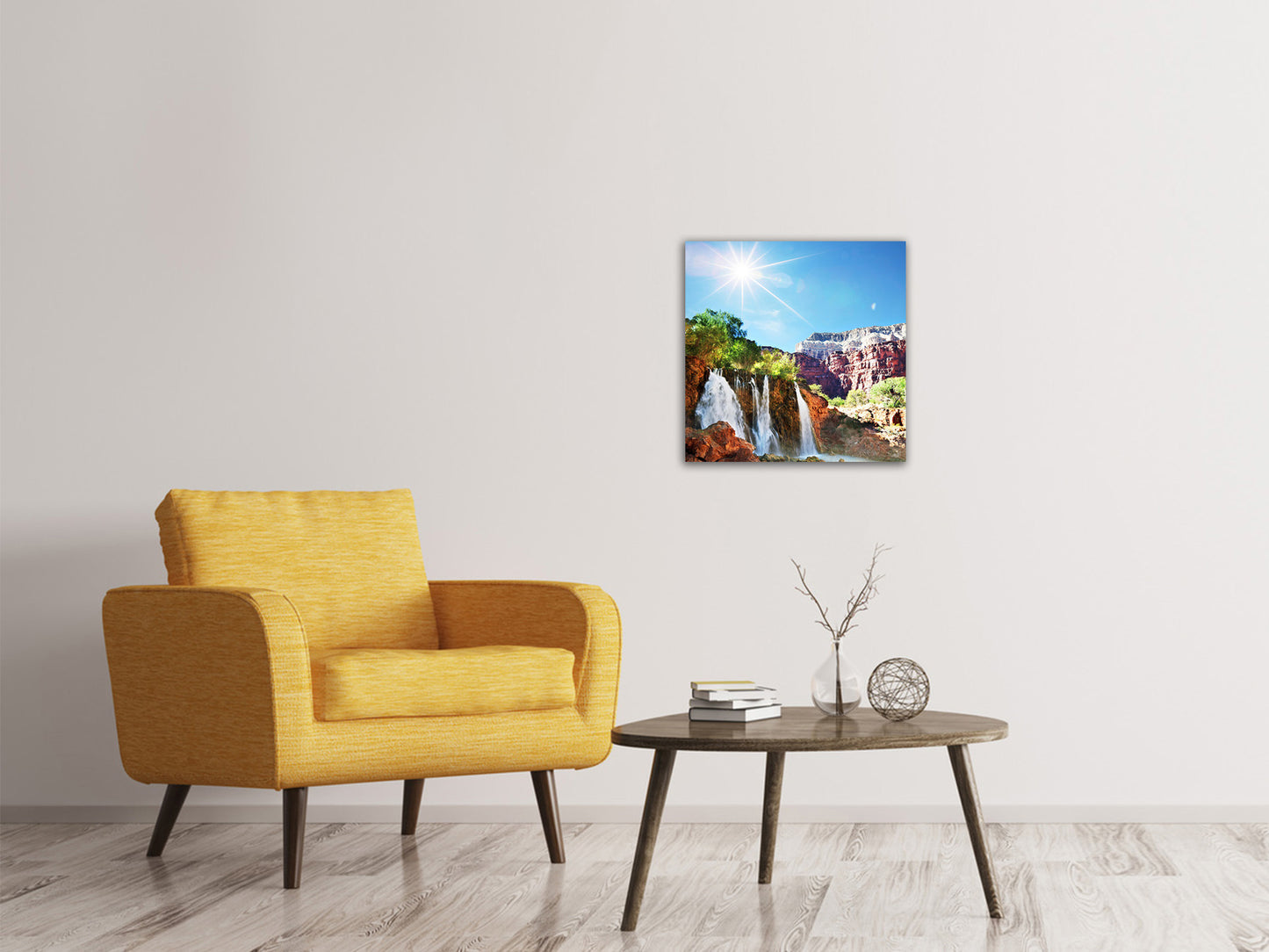 Leinwandbild Fantastischer Wasserfall