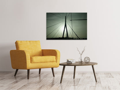 Leinwandbild Pont de Normandie Frankreich