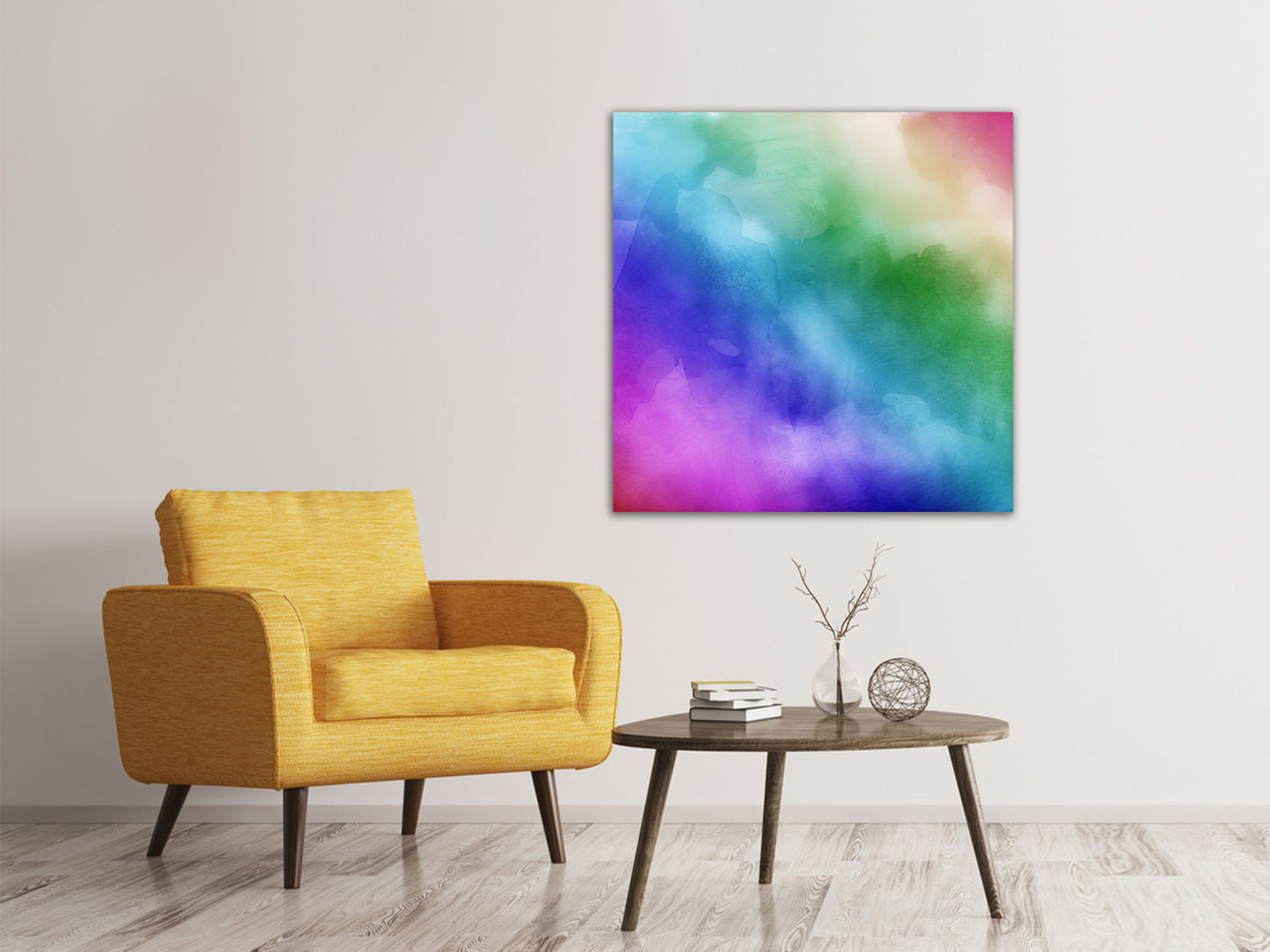Leinwandbild Ein Aquarell
