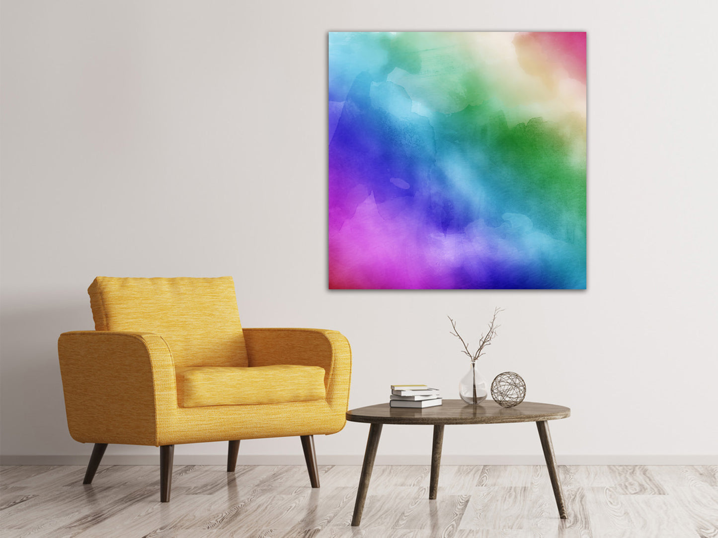 Leinwandbild Ein Aquarell