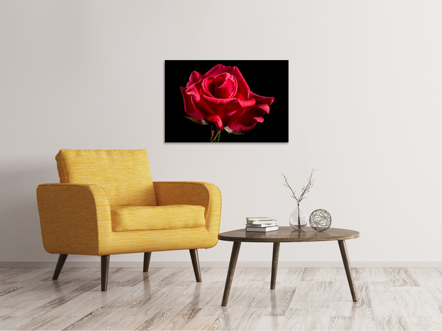 Leinwandbild Die Blume der Liebe