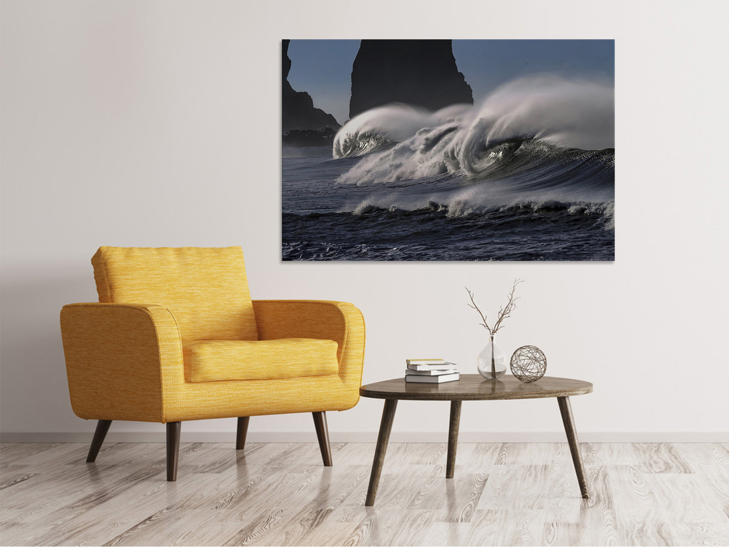 Leinwandbild Faszinierende Wellen