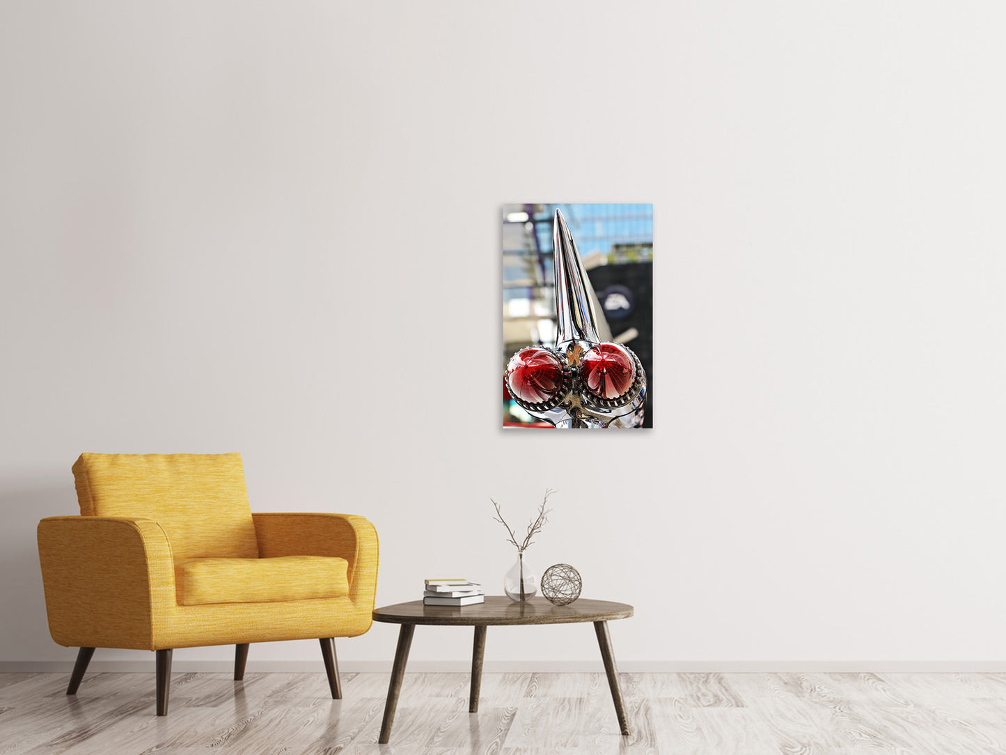 Leinwandbild Retro Heckflosse