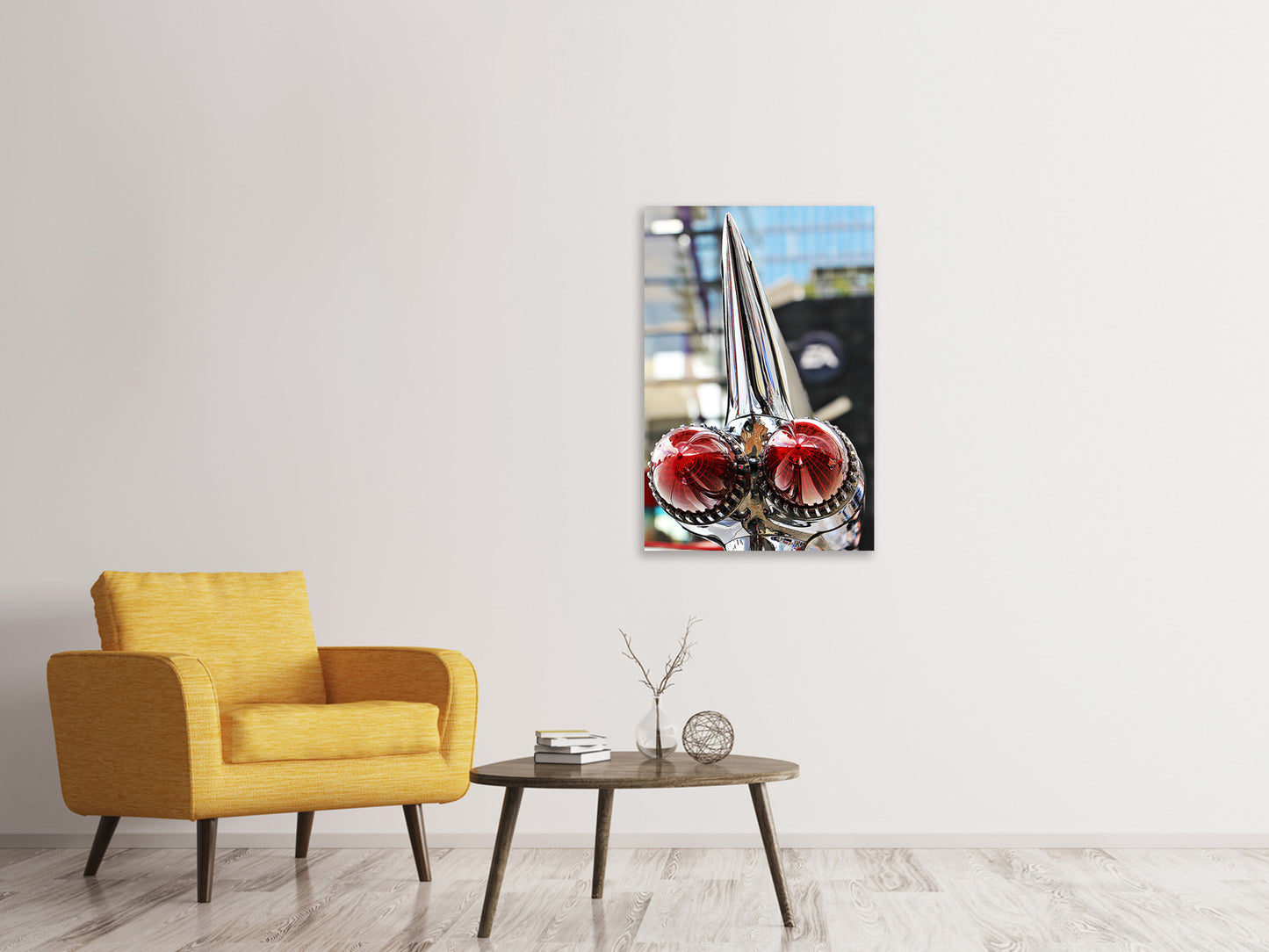Leinwandbild Retro Heckflosse