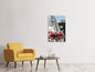 Leinwandbild Retro Heckflosse