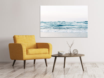 Leinwandbild Alleine am Strand