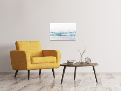 Leinwandbild Alleine am Strand