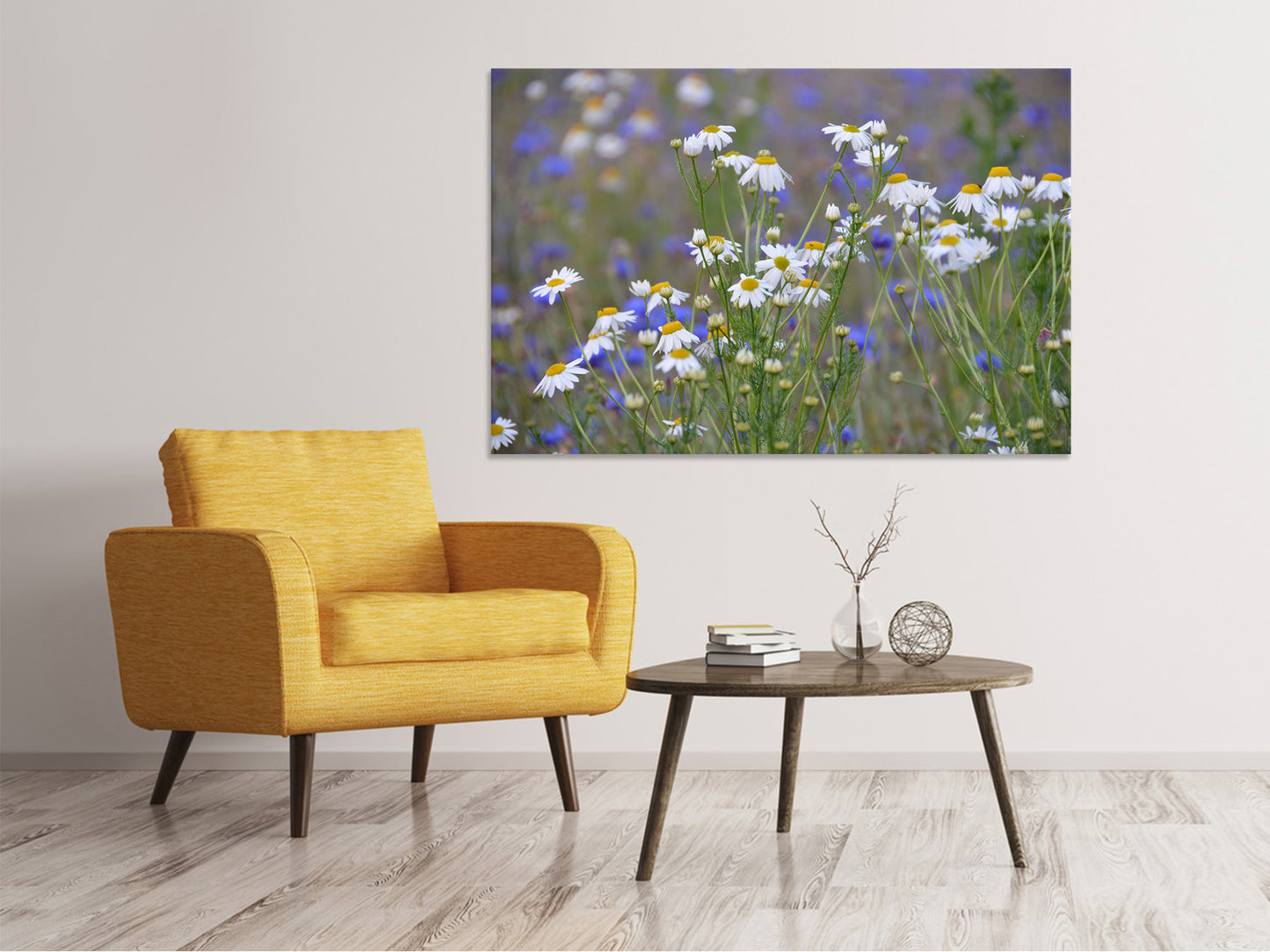 Leinwandbild Wilde Blumenwiese
