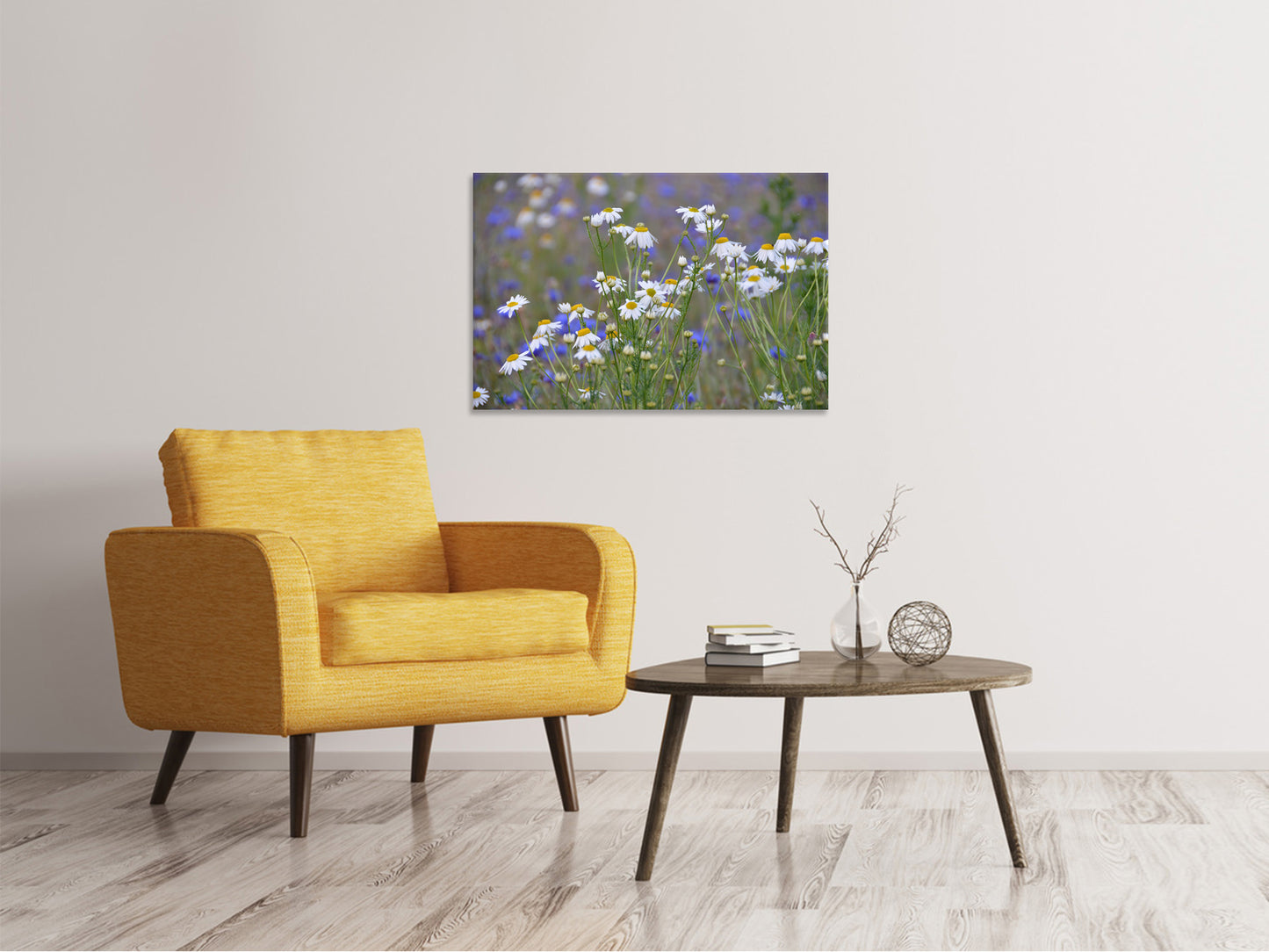Leinwandbild Wilde Blumenwiese