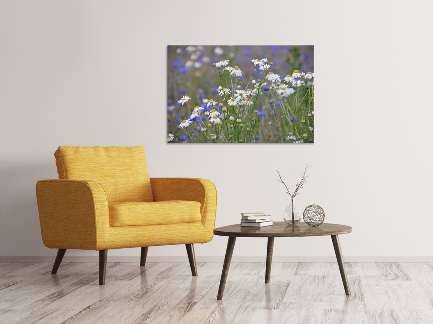 Leinwandbild Wilde Blumenwiese