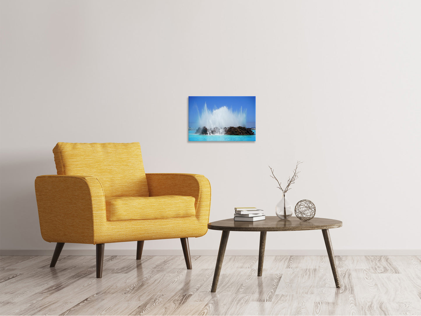 Leinwandbild In der Brandung