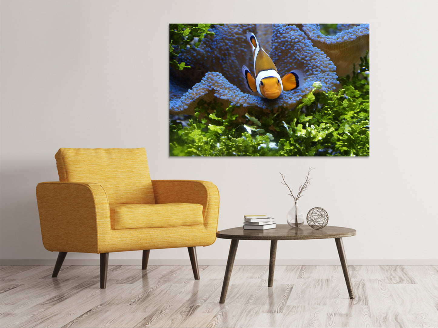 Leinwandbild Süsser Clownfisch