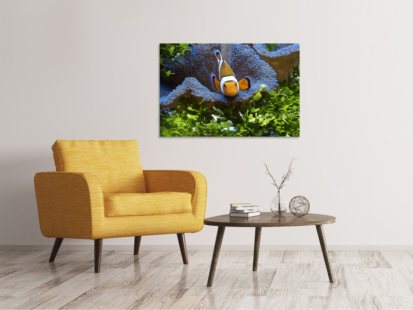 Leinwandbild Süsser Clownfisch