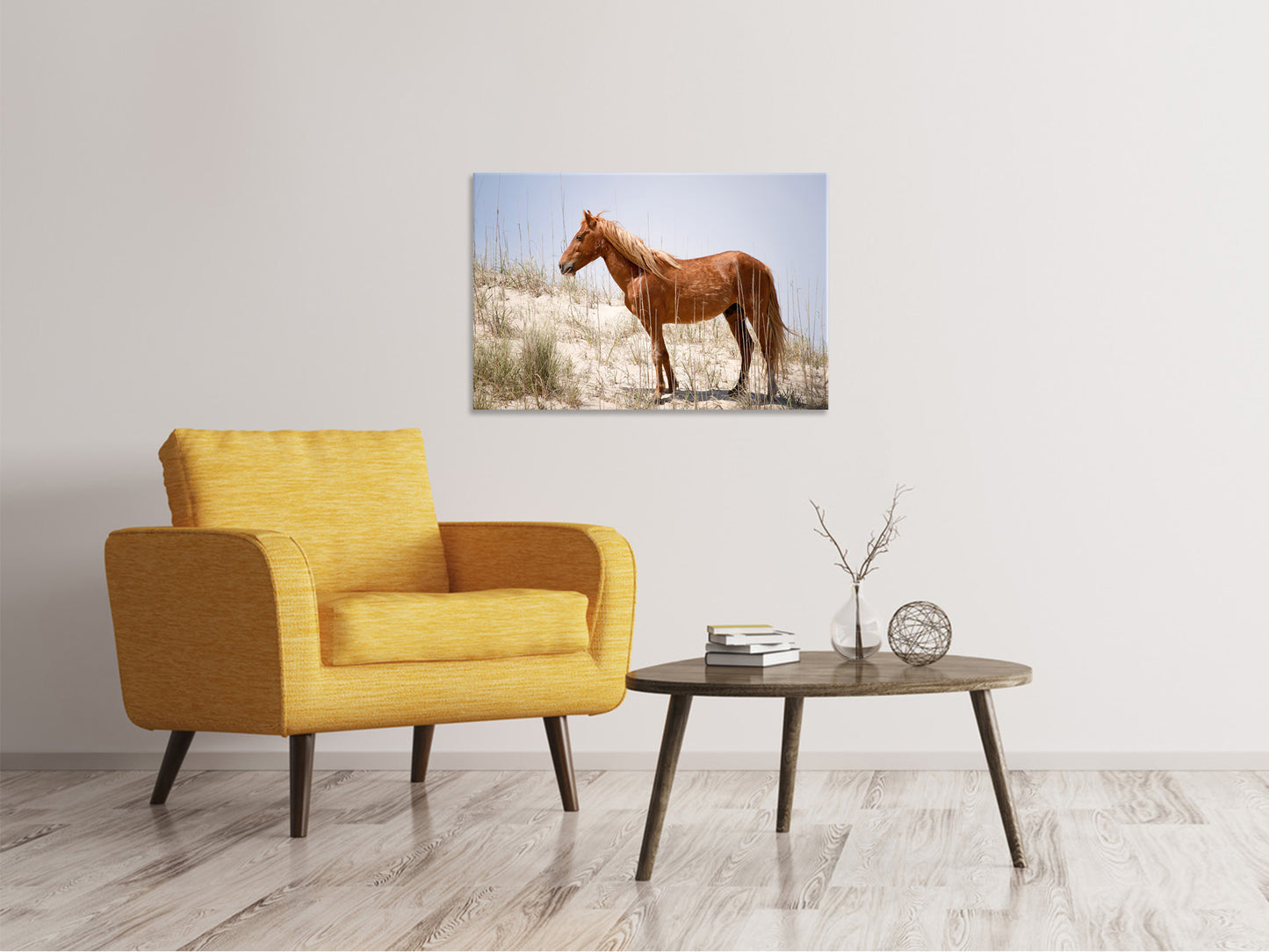 Leinwandbild Wilder spanischer Mustang