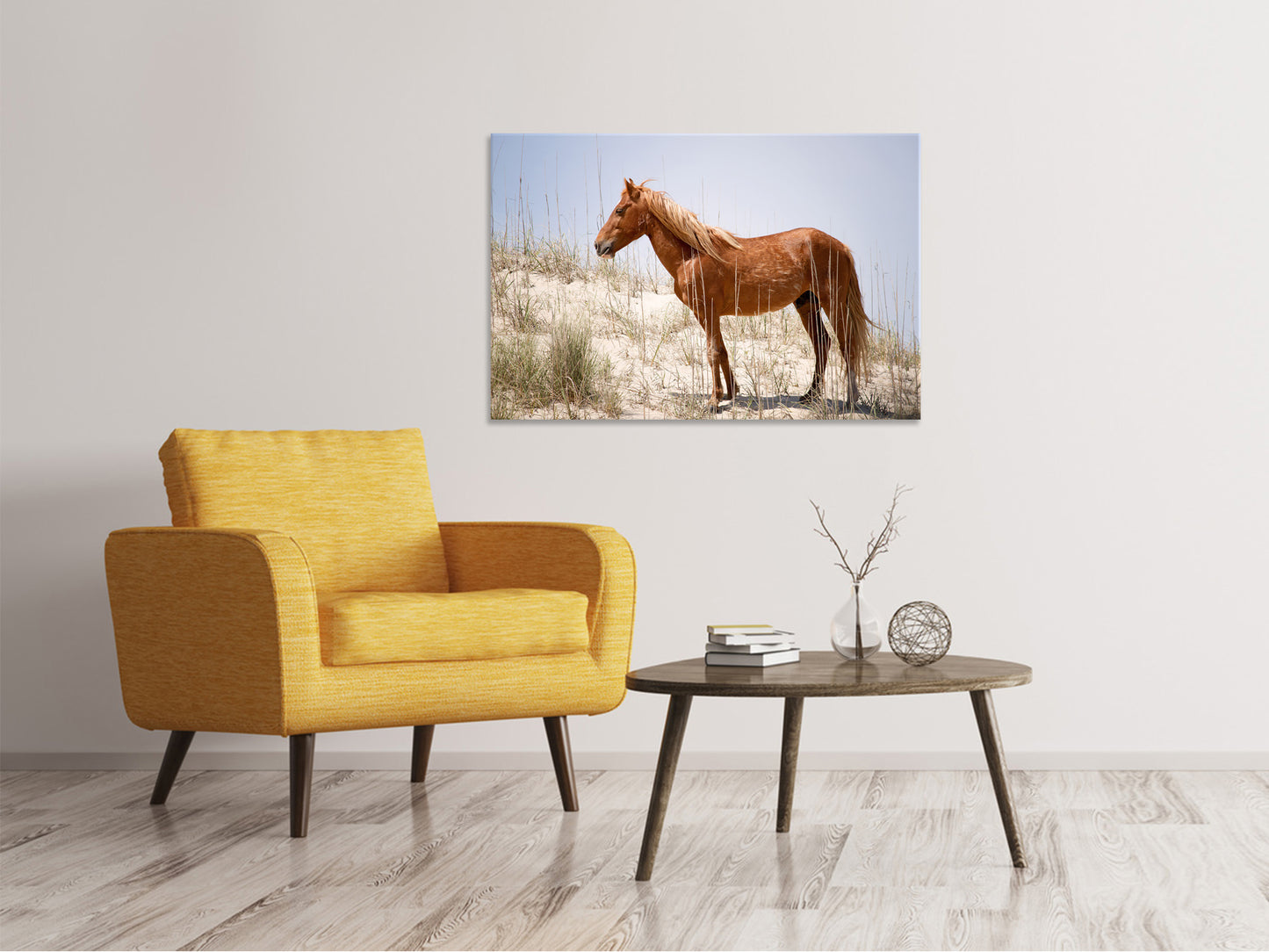 Leinwandbild Wilder spanischer Mustang