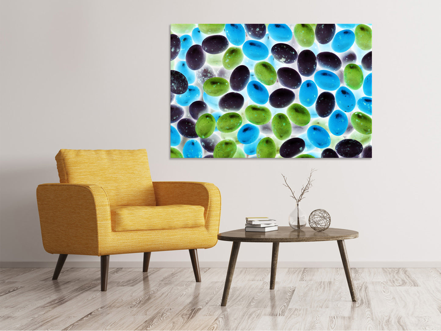 Leinwandbild Leuchtende Bonbons