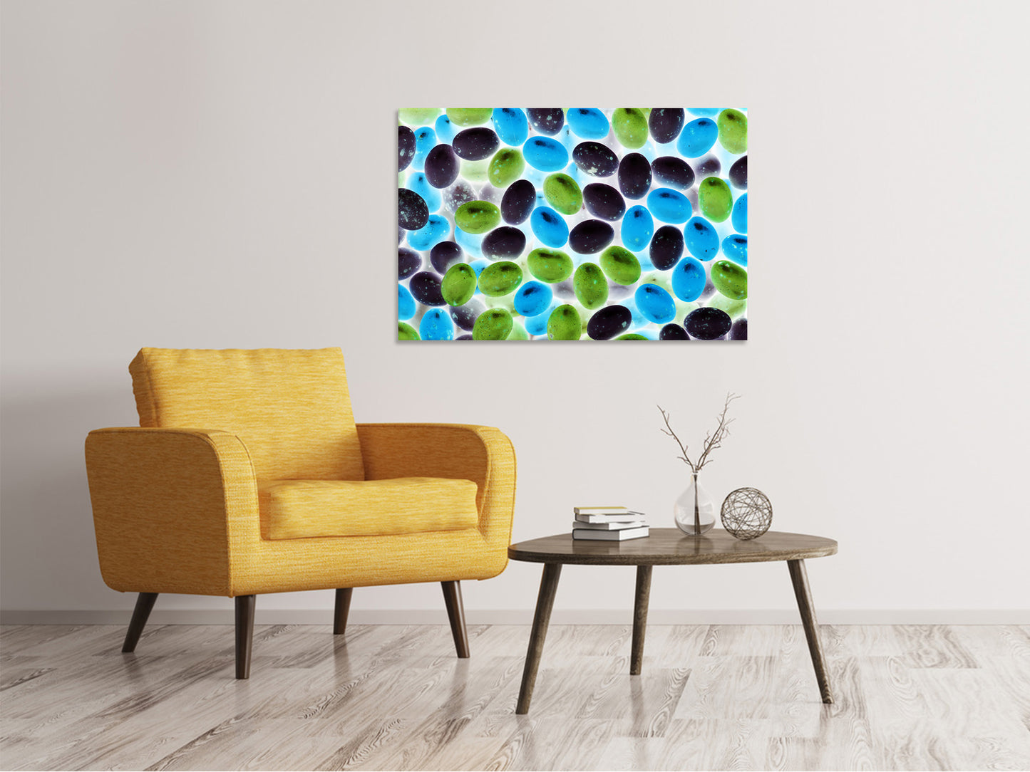 Leinwandbild Leuchtende Bonbons
