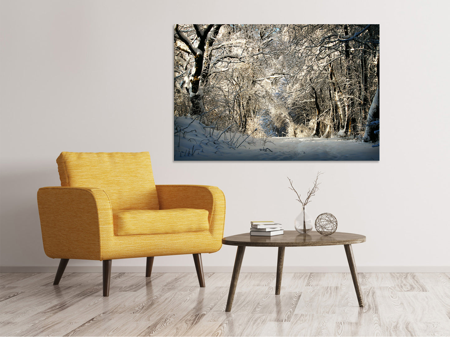 Leinwandbild Ein Winter Traum