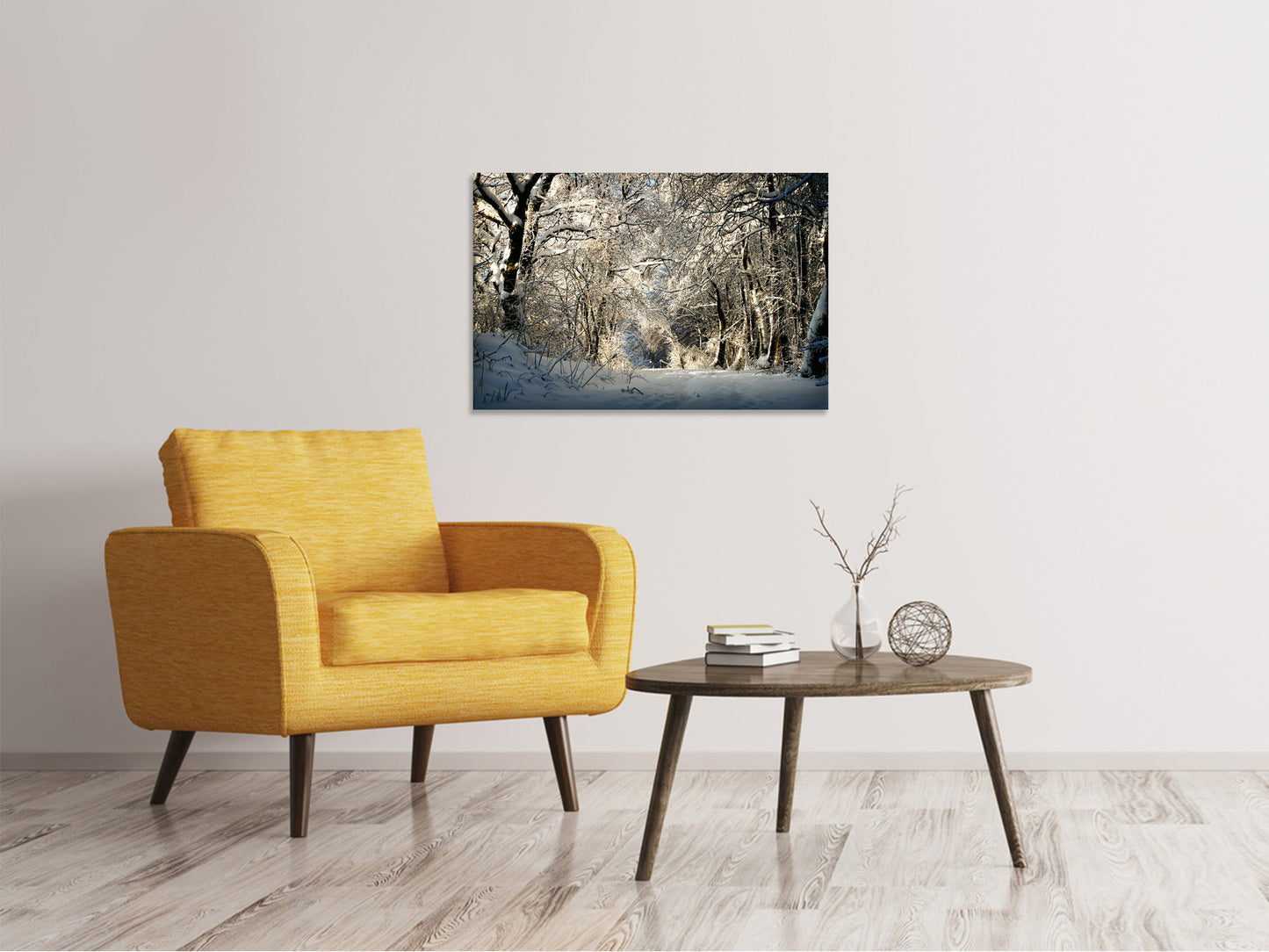 Leinwandbild Ein Winter Traum