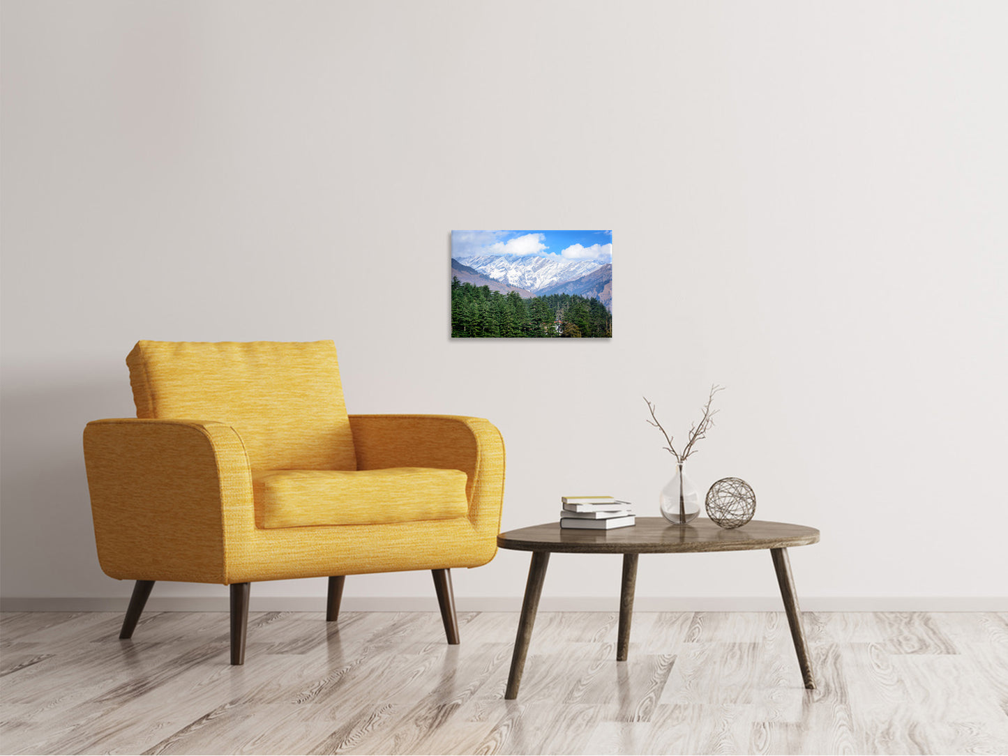 Leinwandbild Ausblick auf Manali