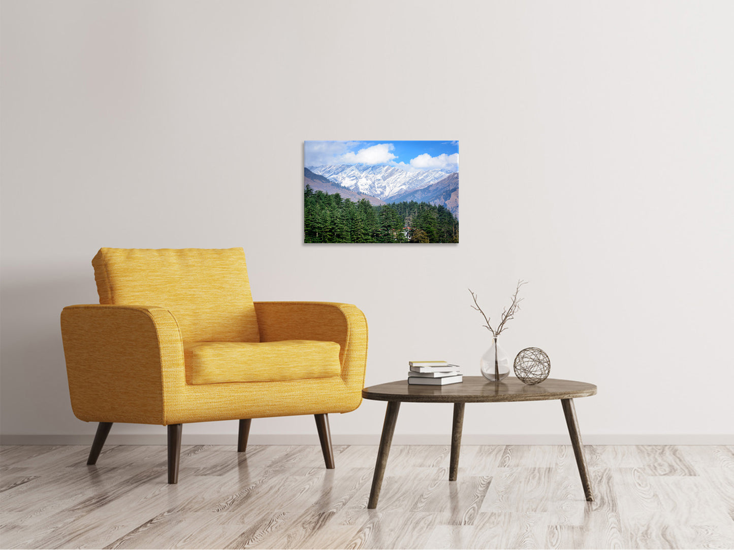 Leinwandbild Ausblick auf Manali
