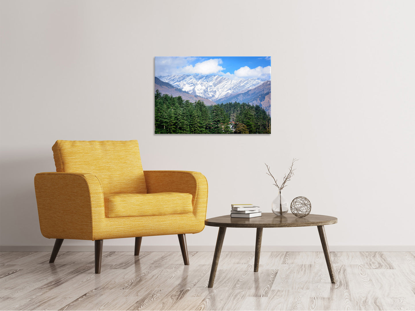 Leinwandbild Ausblick auf Manali