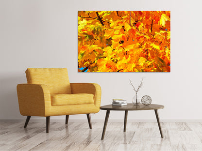 Leinwandbild Herbst Blätter