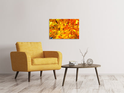 Leinwandbild Herbst Blätter