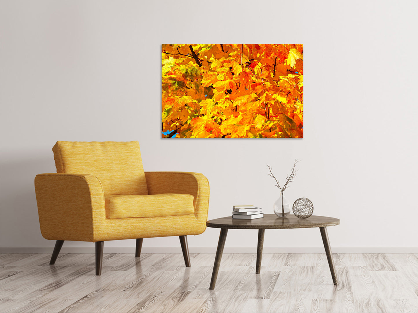 Leinwandbild Herbst Blätter