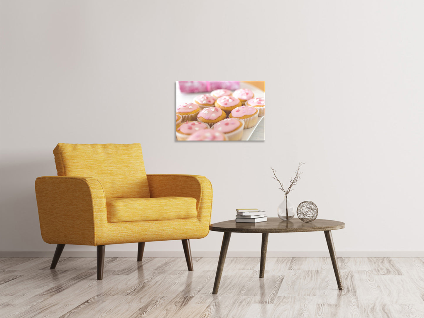 Leinwandbild Süsse Cupcake