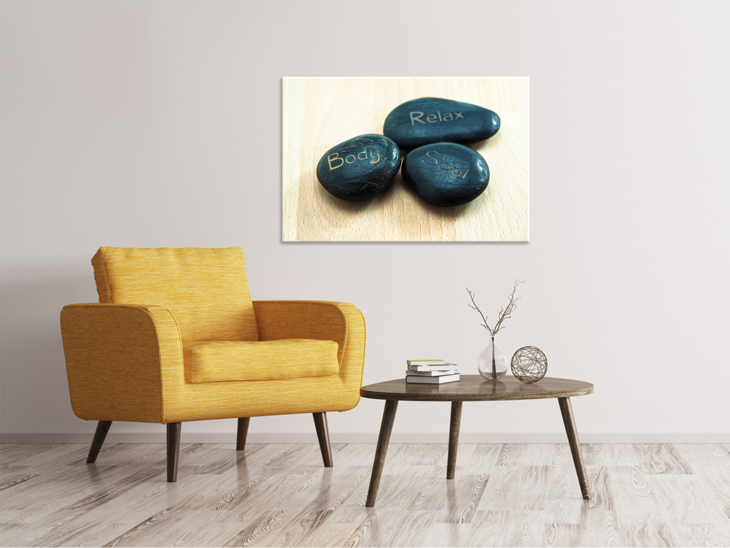 Leinwandbild Zeit für Wellness