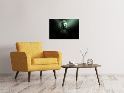 Leinwandbild Buddha im mystischen Licht