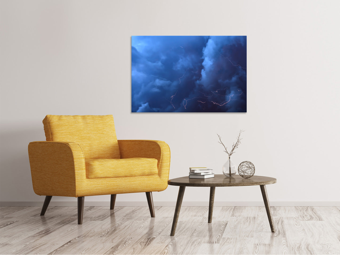 Leinwandbild Wildes Gewitter