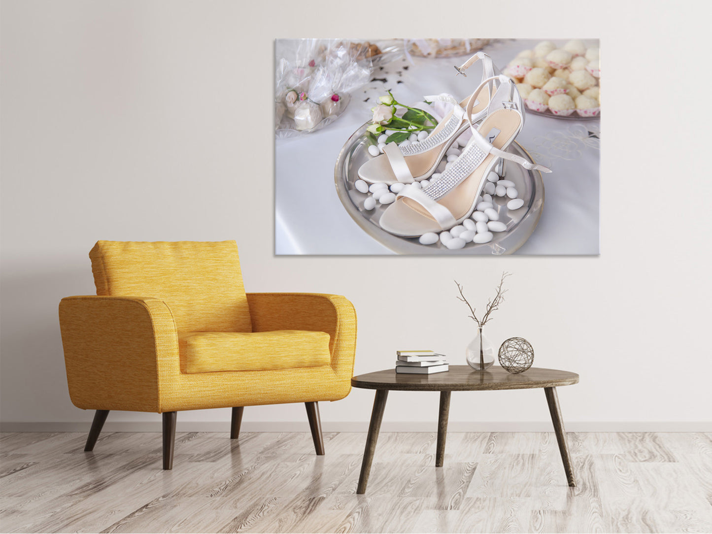 Leinwandbild Mandeln zur Hochzeit