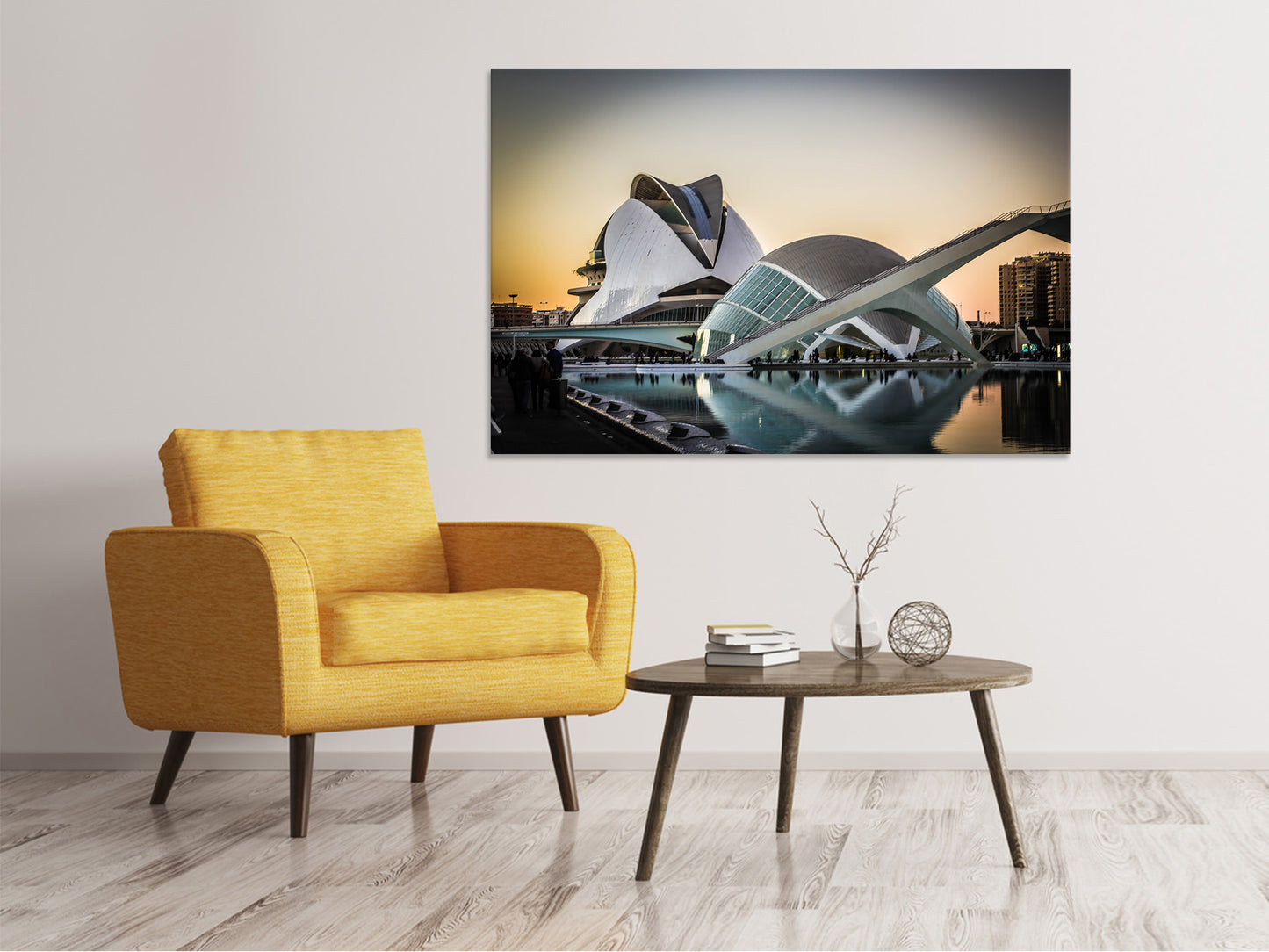 Leinwandbild Futuristische Architektur
