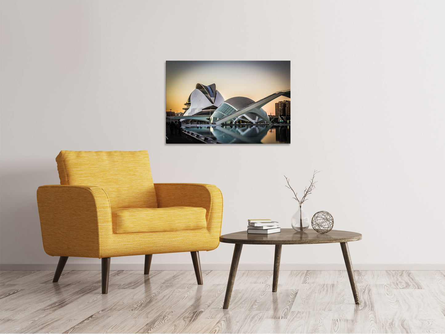 Leinwandbild Futuristische Architektur