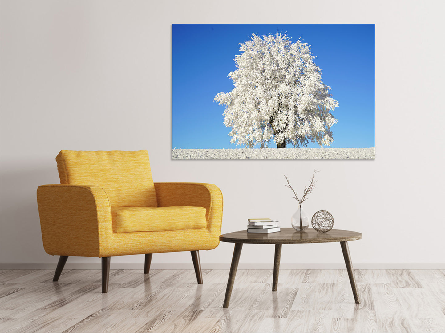 Leinwandbild Winter Baum