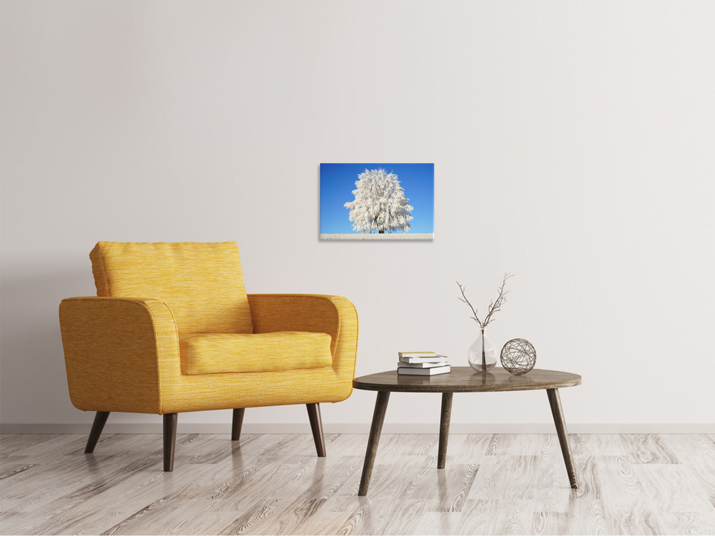 Leinwandbild Winter Baum