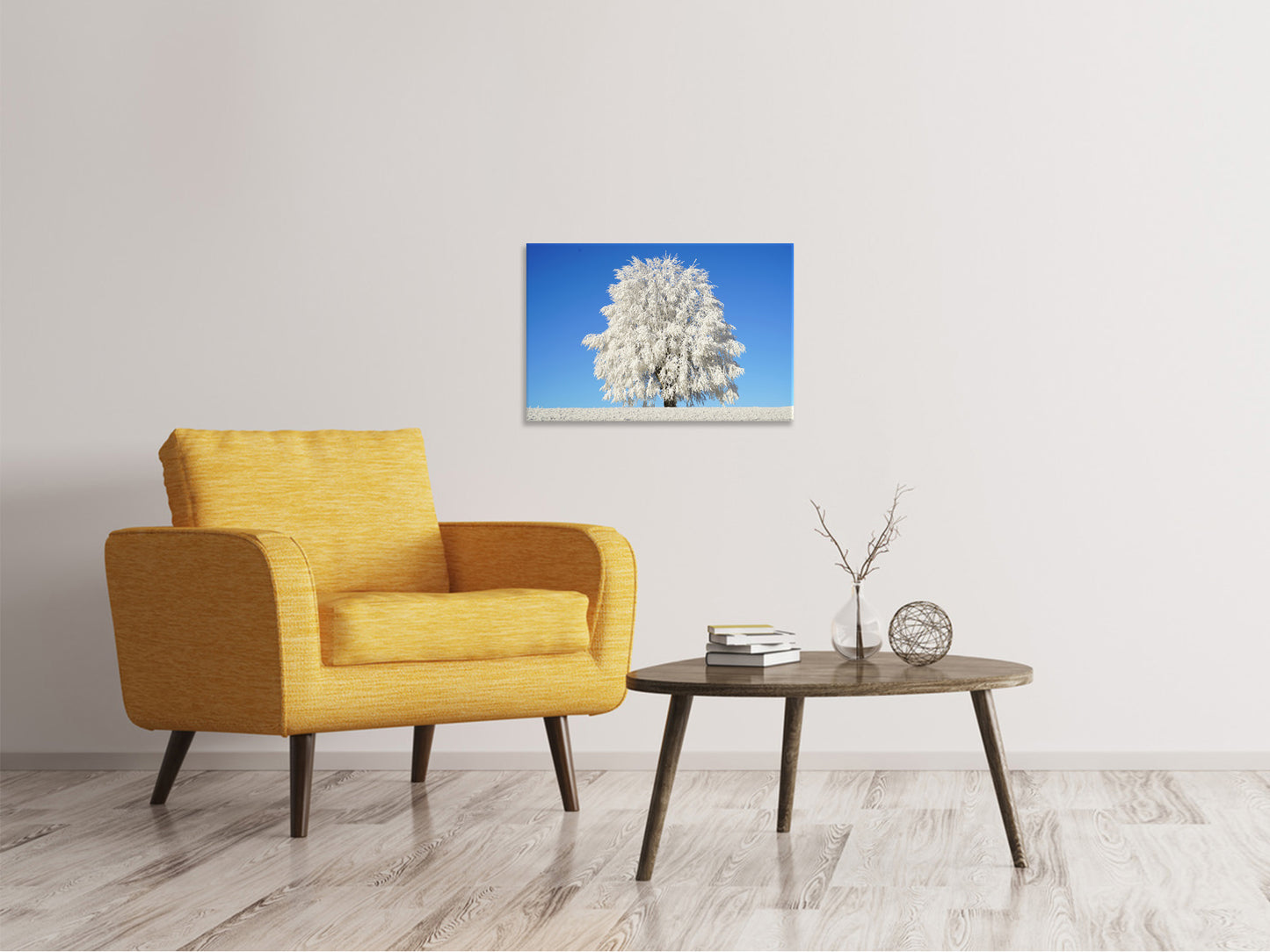 Leinwandbild Winter Baum