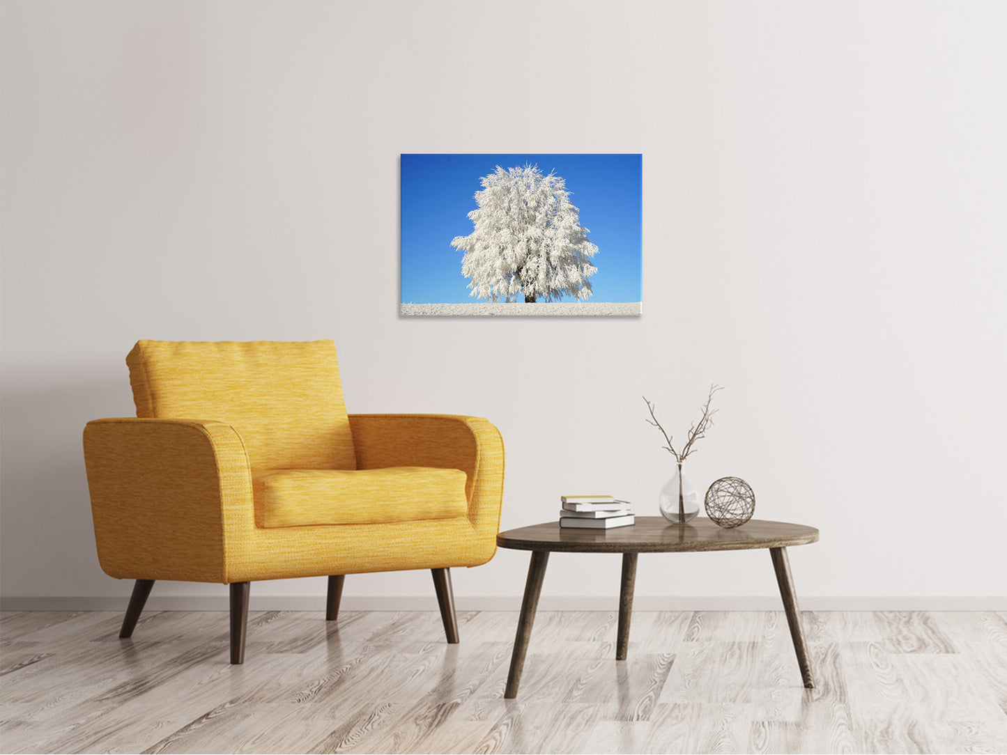Leinwandbild Winter Baum