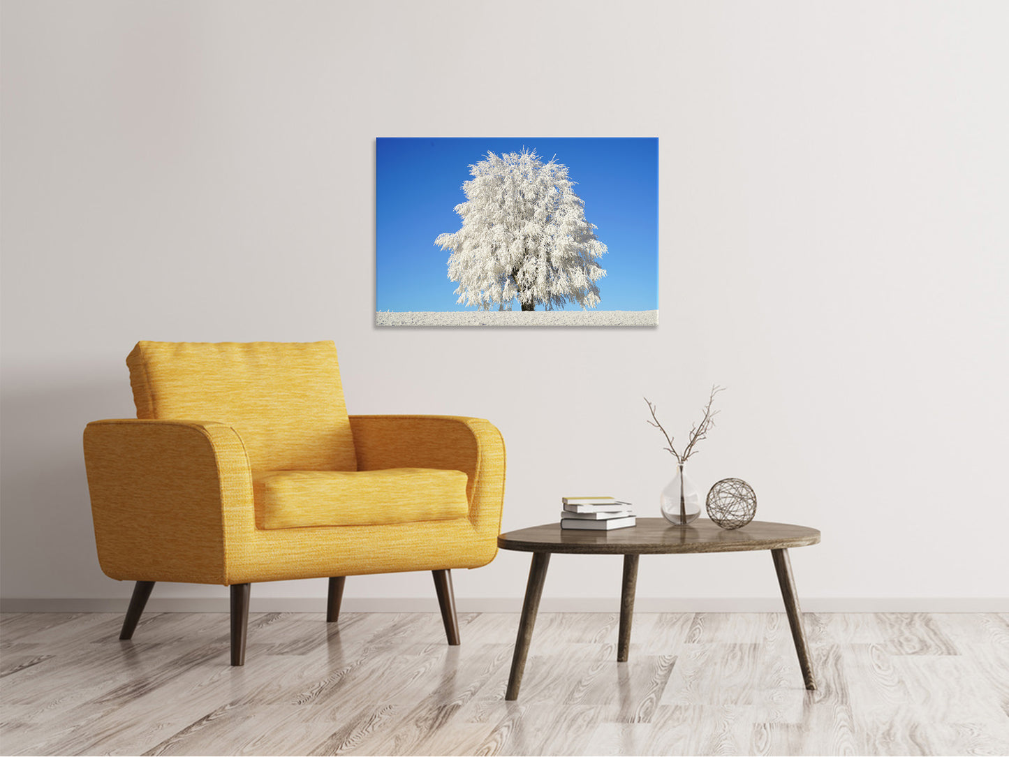 Leinwandbild Winter Baum