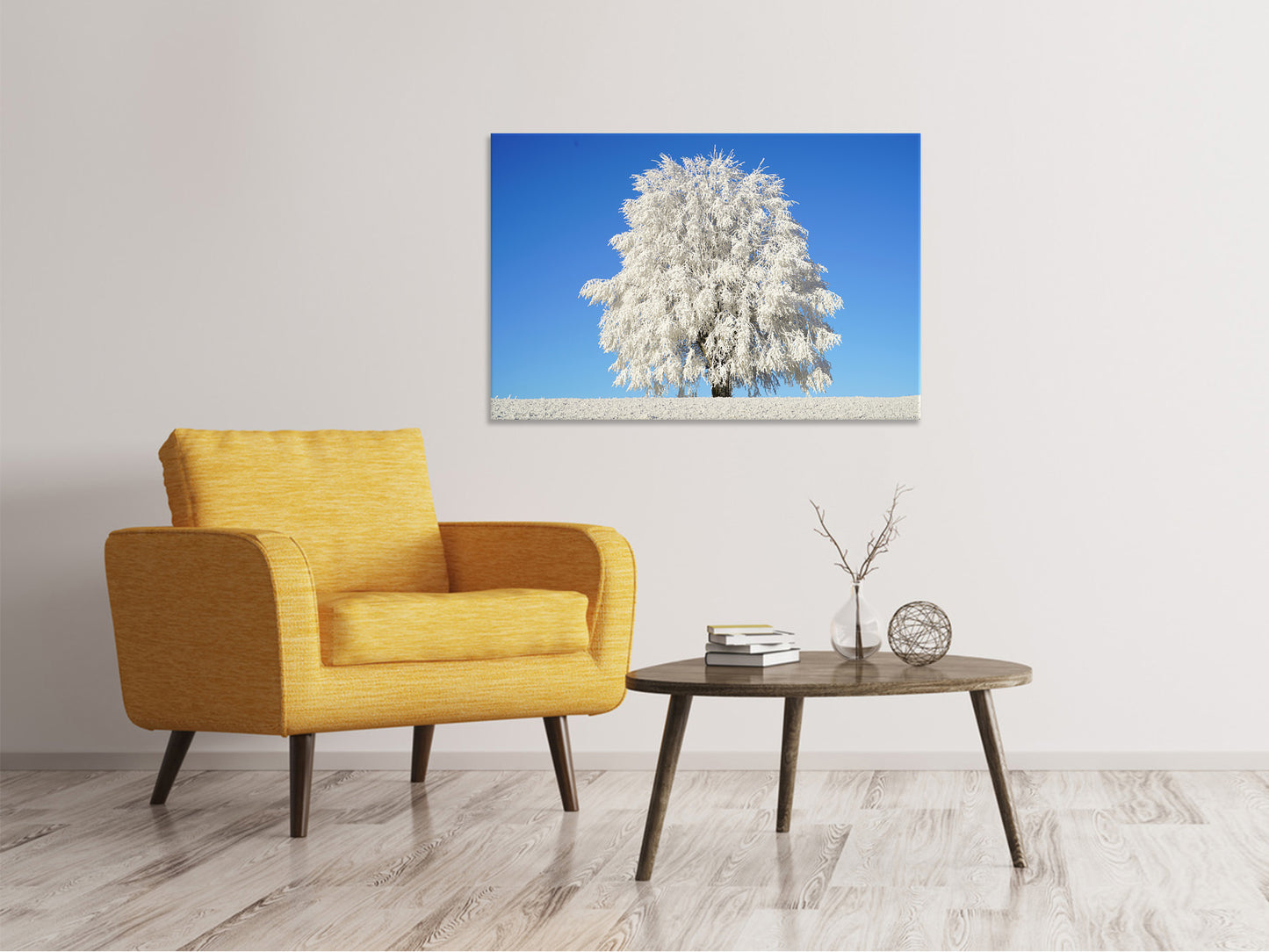 Leinwandbild Winter Baum