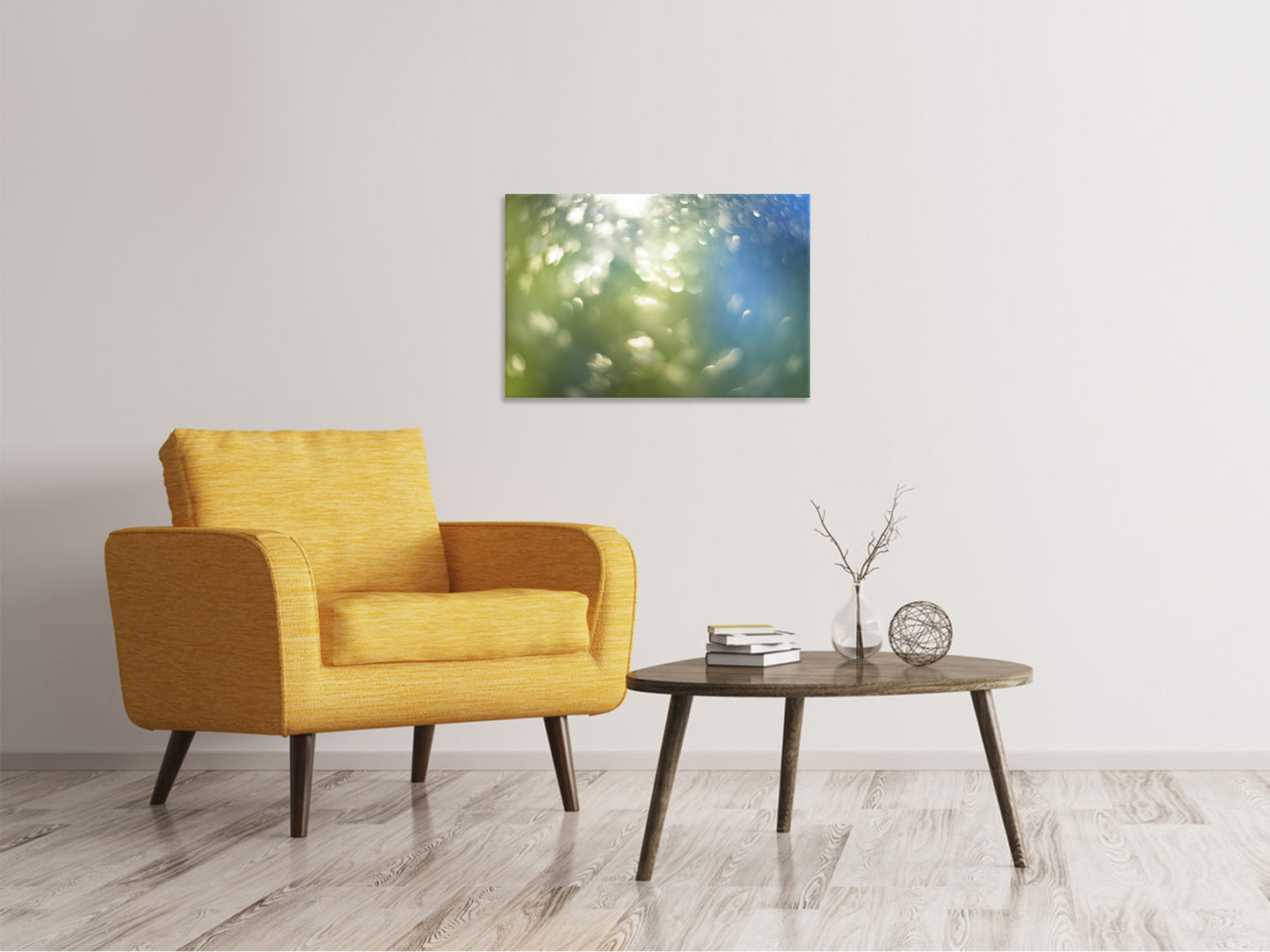 Leinwandbild Abstrakte Lichtpunkte