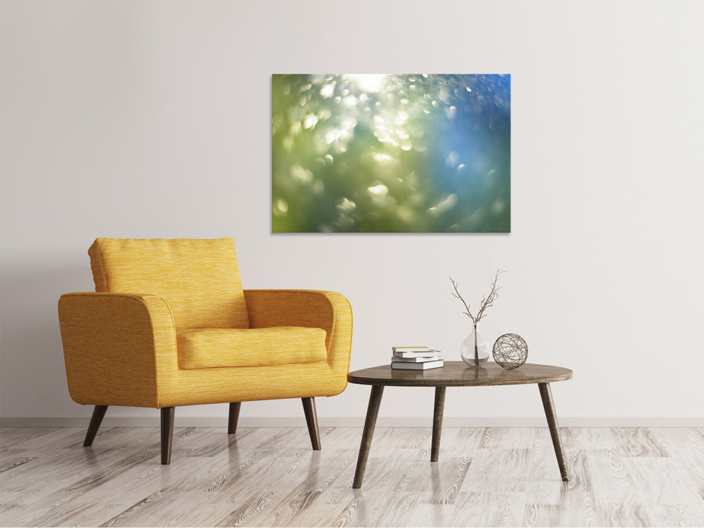 Leinwandbild Abstrakte Lichtpunkte