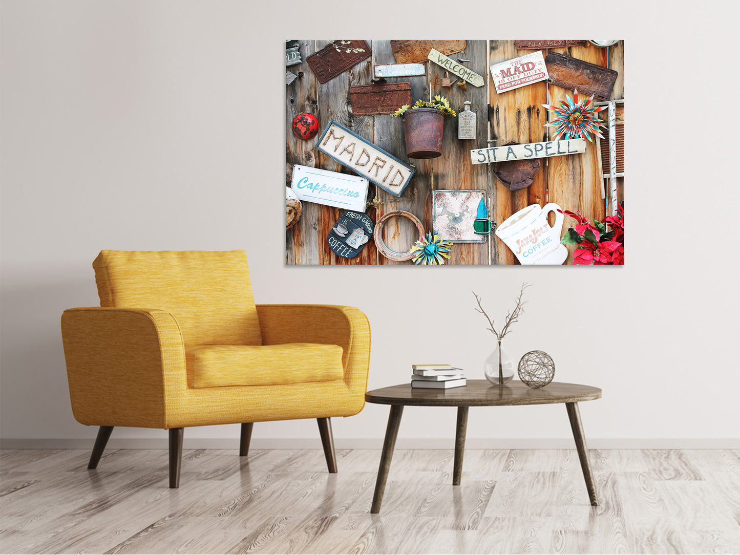 Leinwandbild Kreativer Coffee shop