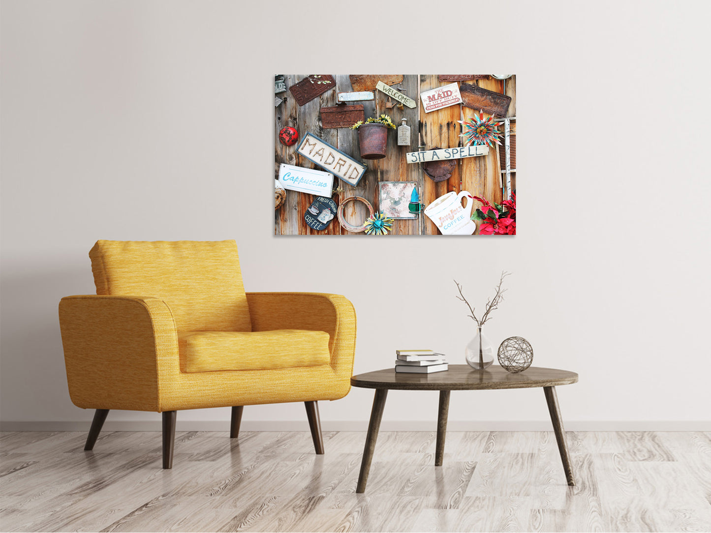 Leinwandbild Kreativer Coffee shop