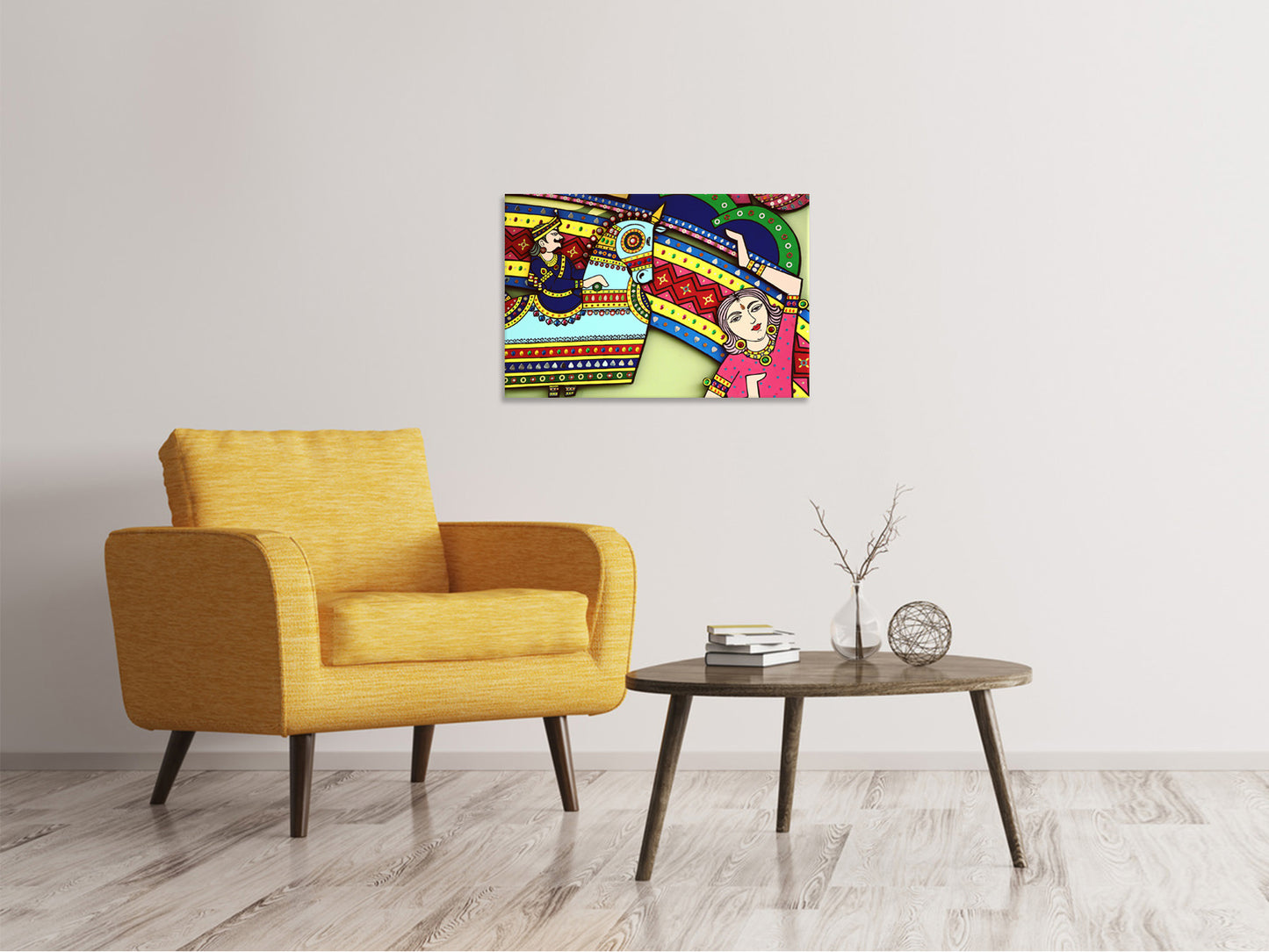Leinwandbild Indische Kunst