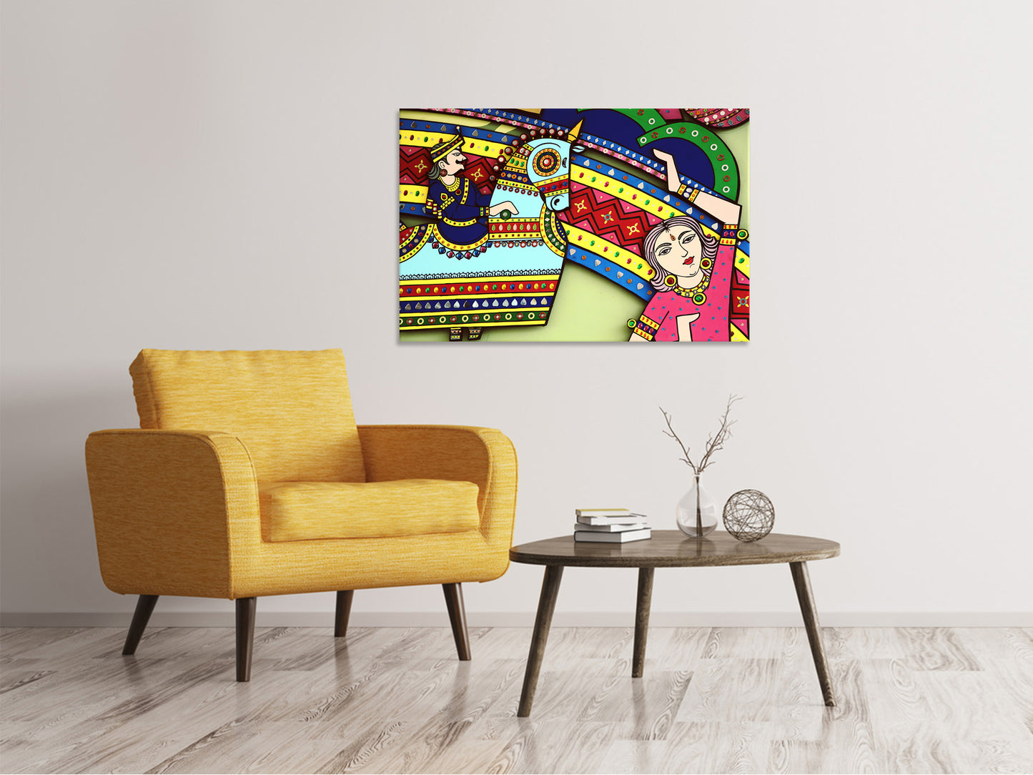 Leinwandbild Indische Kunst
