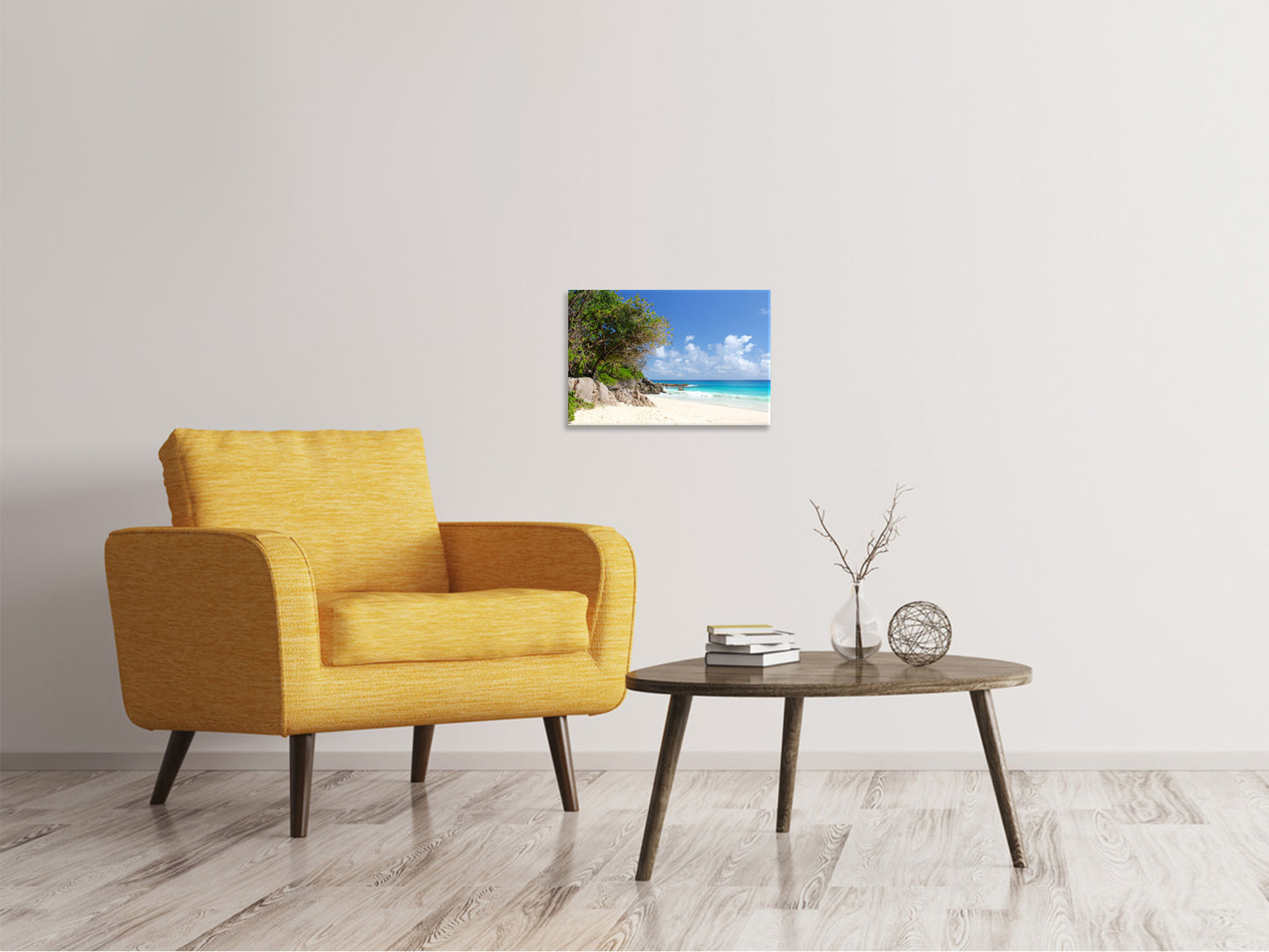 Leinwandbild Traumstrand Seychellen